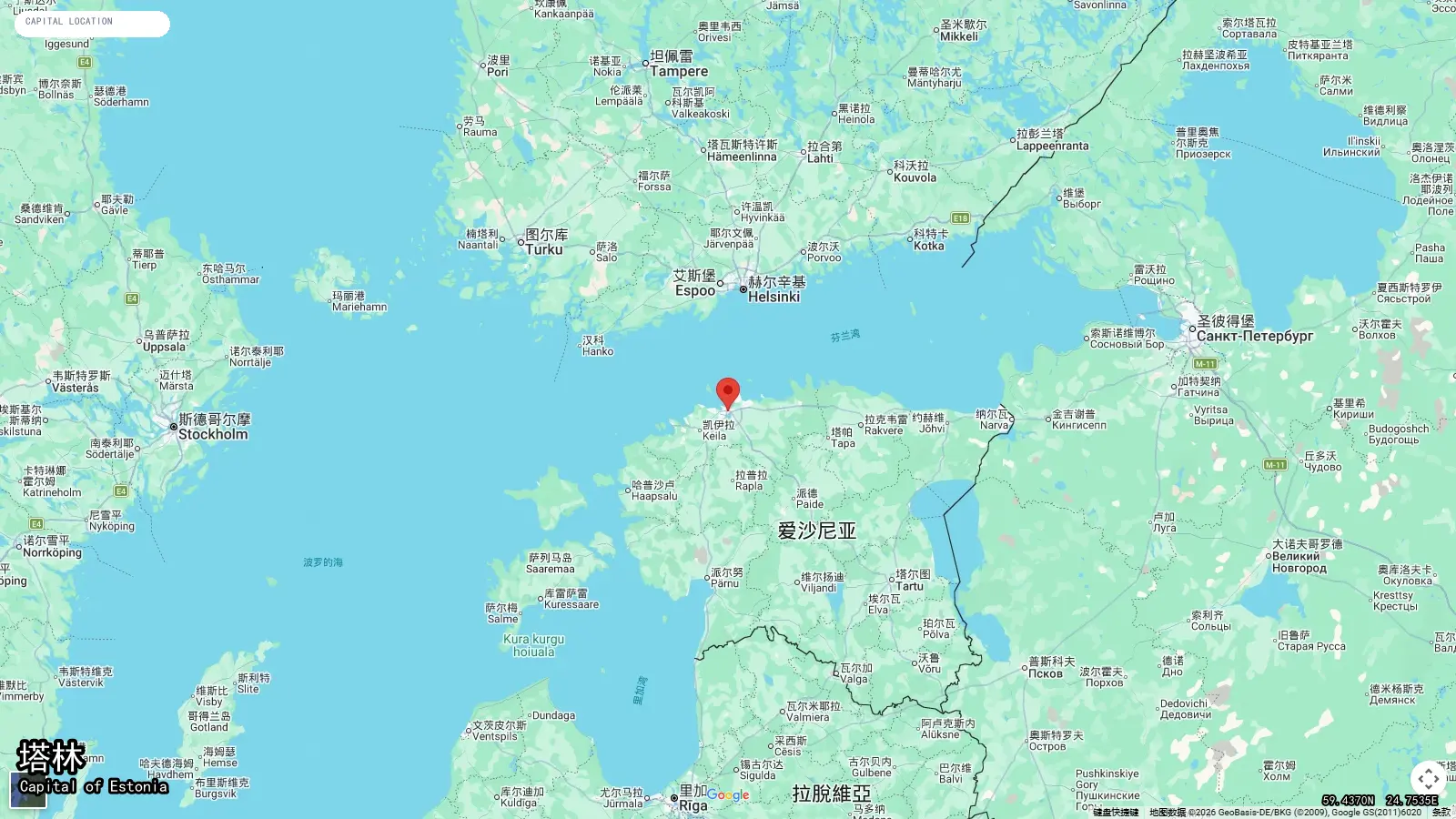 塔林 - Estonia的首都